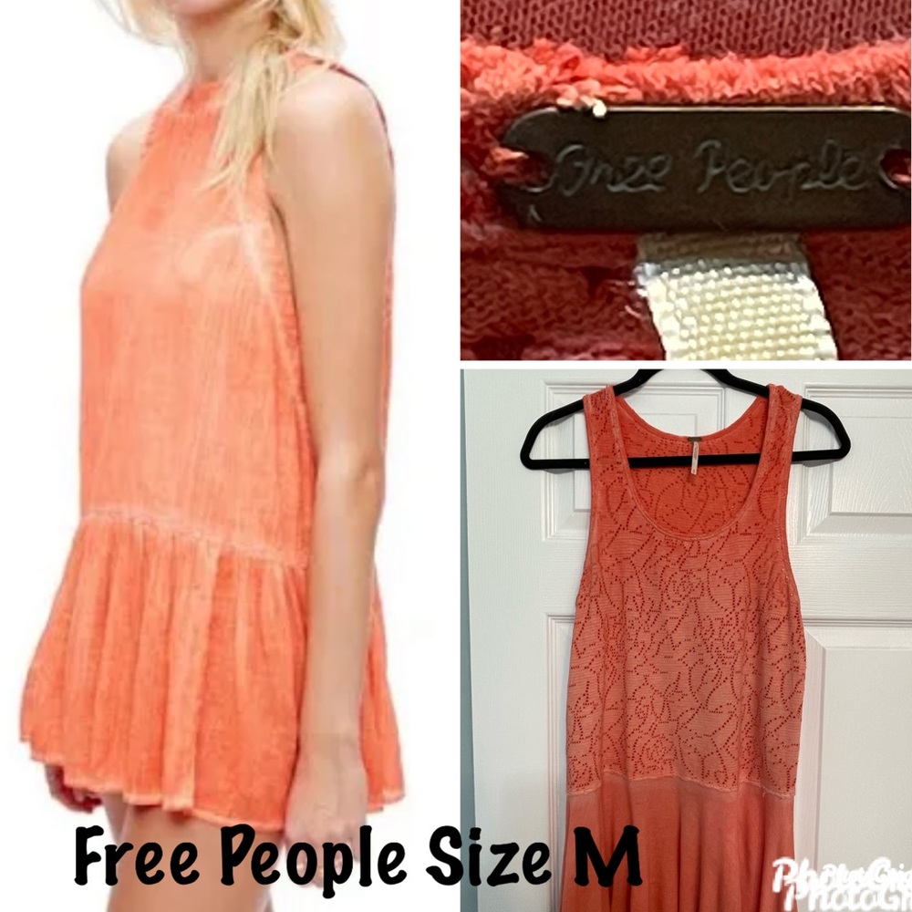 🩵FREE PEOPLE Breathless Moments Tunic - Size M - GUC